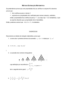 MTODO DE INDUO MATEMTICA