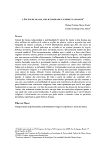 CÂNCER DE MAMA, RELIGIOSIDADE E ESPIRITUALIDADE