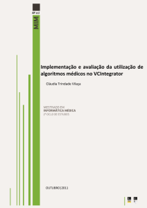 Implementação e avaliação da utilização de algoritmos médicos no