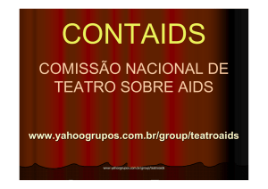 comissão nacional de teatro sobre aids