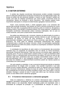 TEXTO 8 8. O SETOR EXTERNO