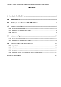 Introdução a Medidas Elétricas