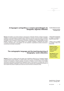A linguagem cartográfica e o ensino