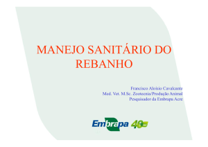 manejo sanitário do rebanho