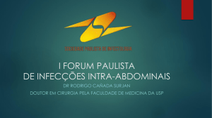 Apresentação do PowerPoint - Sociedade Paulista de Infectologia