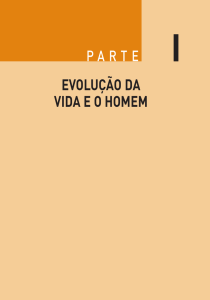 evolu&ccedil;&atilde;o da vida e o homem