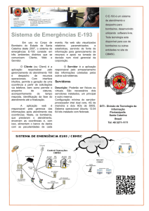 Sistema de Emergência E-193 - Corpo de Bombeiros Militar de