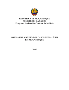 Normas de Manejo dos Casos de Malária em - WHO-Afro