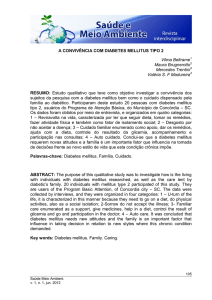 cuidado familiar ao portador de diabetes mellitus tipo 2