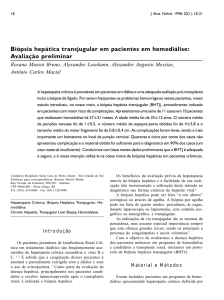Biópsia hepática transjugular em pacientes em hemodiálise