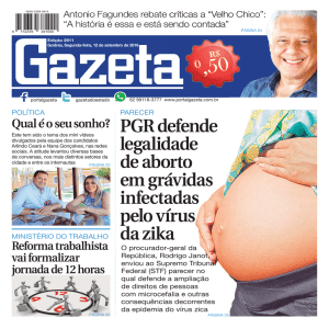 PGR defende legalidade de aborto em grávidas infectadas pelo