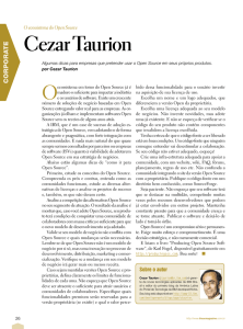 Cezar Taurion - Linux Magazine