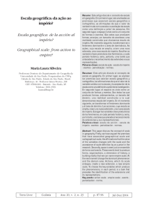 Escala geográfica: da ação ao império?