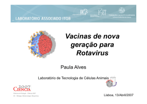 Vacinas de nova geração para Rotavirus