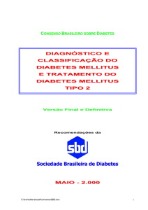 Sociedade Brasileira de Diabetes - BVS MS