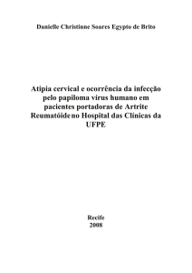 Atipia cervical e ocorrência da infecção pelo papiloma vírus humano