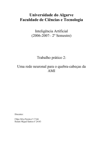 Universidade do Algarve Faculdade de Ciências e Tecnologia