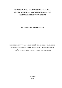 efeito de indutores de senescência das plantas sobre - udesc