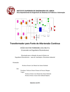 Transformador para Fonte de Alta