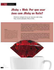 JRuby + Web: Por que usar Java com JRuby on Rails?