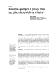 O raciocínio geológico: a geologia como uma ciência interpretativa