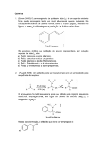 Química 1. (Enem 2015) O permanganato de