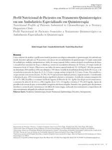 Perfil Nutricional de Pacientes em Tratamento Quimioterápico em