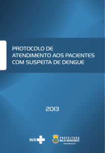 PROTOCOLO DE ATENDIMENTO AOS PACIENTES COM