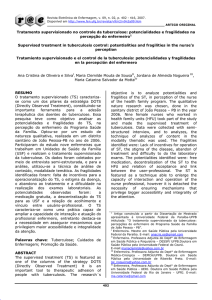 Tratamento supervisionado no controle da tuberculose