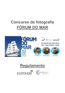 Concurso de fotografia FÓRUM DO MAR Regulamento