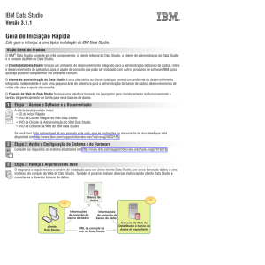 IBM Data Studio Guia de Iniciação Rápida