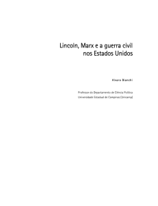 Lincoln, Marx e a guerra civil nos Estados Unidos