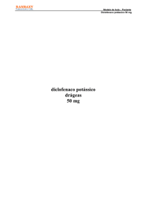 diclofenaco potássico drágeas 50 mg