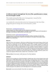 A mídia em meio às `emergências` do vírus Zika - Arca