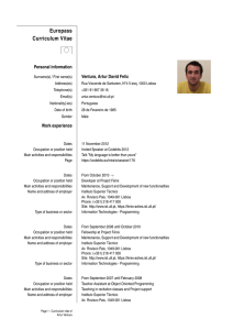 Europass Curriculum Vitae