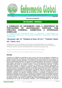 a formação do enfermeiro para a assistência de portadores de