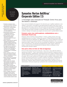Symantec Norton AntiVirus™ Corporate Edition 7.5