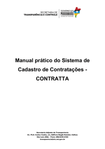 Manual prático do Sistema de Cadastro de Contratações