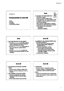 2. Componentes no Java SE