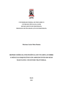 Repercussões da Insuficiência em Vitamina D no Músculo