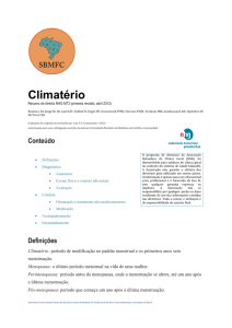 Climatério - Sociedade Brasileira de Medicina de Família e