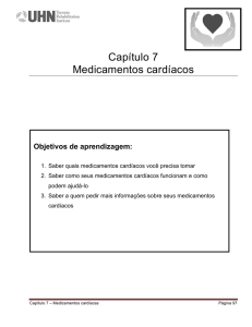 Capítulo 7 Medicamentos cardíacos