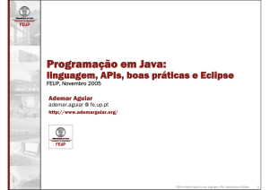 Programação em Java: linguagem, APIs, boas