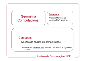 Noções de Análise de Complexidade