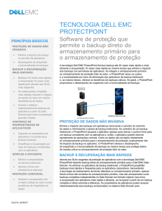 h13167 — tecnologia Dell EMC ProtectPoint