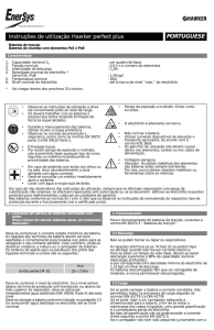 PORTUGUESE Instruções de utilização Hawker - EnerSys