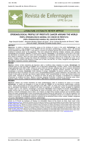 EPIDEMIOLOGICAL PROFILE OF PROSTATE CANCER AROUND