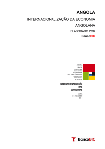 Estudo sobre Angola – Elaborado pelo Banco BIC