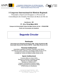 Segunda Circular - I Congresso Internacional de História Regional