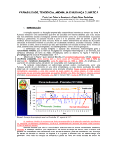 variabilidade, tendência, anomalia e mudança climática - Esalq